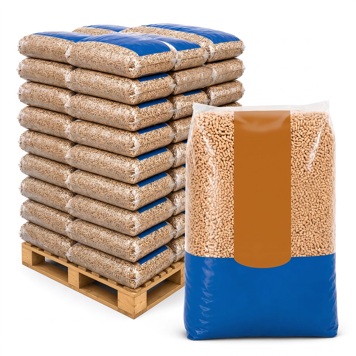 Pellets fra WOODSTOCK – Fuld lastbil